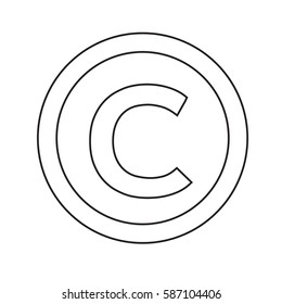 copyright symbol icon