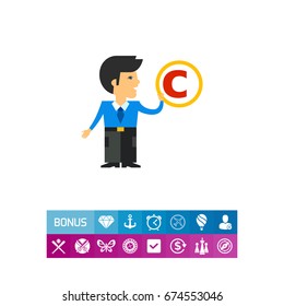 Copyright Symbol Icon