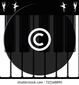 Copyright symbol icon.