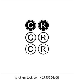 Copyright-Symbol einzeln auf transparentem Hintergrund