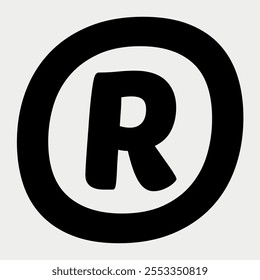 copyright symbol isolated on a Transparent Background