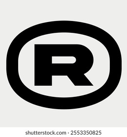 copyright symbol isolated on a Transparent Background