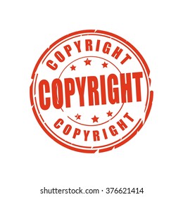 Copyright vector illustration stamp
