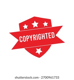 Sello de goma con derechos de autor. Sello de sello con derechos de autor – Vector