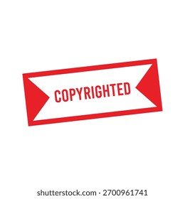 Sello de goma con derechos de autor. Sello de sello con derechos de autor – Vector