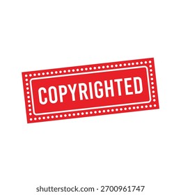 Sello de goma con derechos de autor. Sello de sello con derechos de autor – Vector