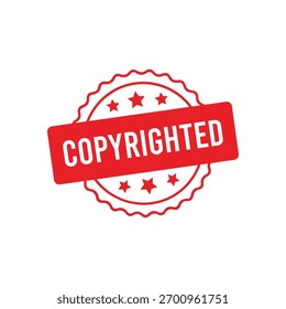 Sello de goma con derechos de autor. Sello de sello con derechos de autor – Vector