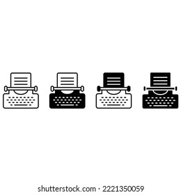Copyrighting icon vector set. copy writing illustration sign collection. write symbol or logo.