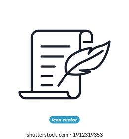 Copyrighting icons. copywriting symbol template for graphic and web design collection logo vector illustration