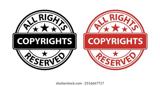 Copyrights licence symbol logo icon vector illustration for element design.