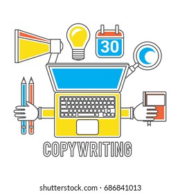 Copywriter and copywriting. Creative writing of articles and information, SEO website promotion.