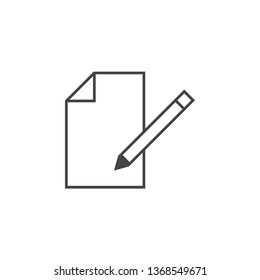 Copywriter graphic design template vector isolated illustration