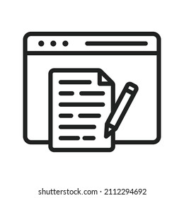 Copywriter icon vector image. Can also be used for Physical Fitness. Suitable for mobile apps, web apps and print media.