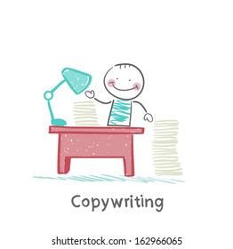 copywriter in the workplace