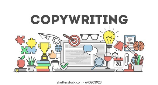 Copywriting Concept Illustration.