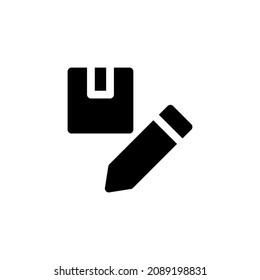 Copywriting icon design vector illustration with symbol pen, marketing, promotion, product for advertising business