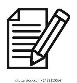 Copywriting icon mark in filled style