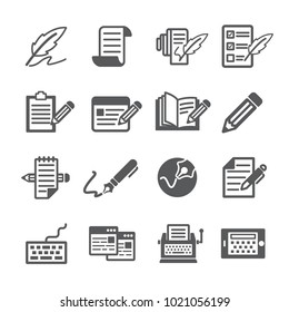  Copywriting icon set