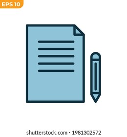 copywriting icon symbol template for graphic and web design collection logo vector illustration