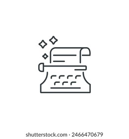 Icono de Copywriting, Ilustración vectorial de Copywriting