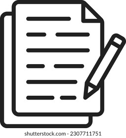 Copywriting icon vector image. Suitable for mobile application web application and print media.