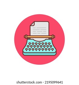 Copywriting icon in vector. Logotype