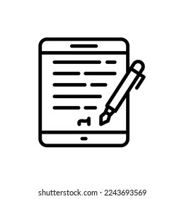 Copywriting  icon in vector. Logotype