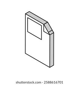 copywriting text isometric icon vector. copywriting text sign. isolated symbol illustration