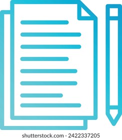 Copia de escritura de iconos de diseño de vector descarga . Eps