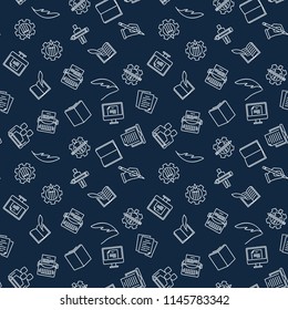 Copywriting vector minimal Seamless Pattern or background