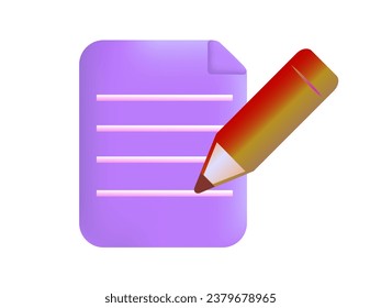 Copywriting, writing icon. Creative writing and storytelling, education concept. Writing education concept. Vector illustration.