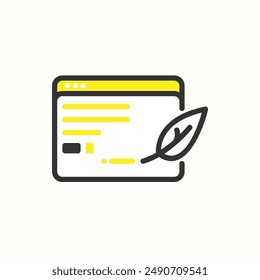 copywritingicon, isolated glyph icon theme seo