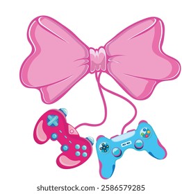 Coquette bow gamer, eat sleep game repeat, gamer, video game, game controller, gamer shirt, Gaming Quotes, Game Player