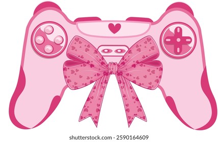 Coquette bow gamer, eat sleep game repeat, video, controller, shirt, Gaming Quotes, Player, bundle