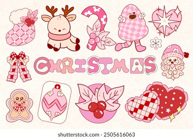 coquette clipart, cute, y2k, Christmas aesthetic, Christmas clipart, crafts Bows Coquette, Xmas, pink ribbon, Pink Coquette Ribbon Clipart Gift bow clipart Christmas Decoration Christmas gift