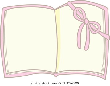 Coquette Cute Pink Libreta de notas
