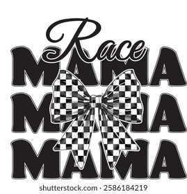 coquette, race day, mama, bow, Race Racing 