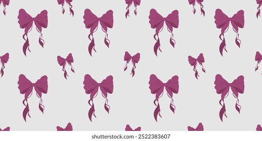 Coquette estilo rosa padrão sem emenda