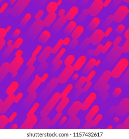 Coral abstract gradient vibrant lines and dots seamless pattern for textile brending, fabric, wraping