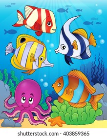 Coral fauna theme image 5 - eps10 vector illustration.