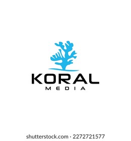 coral  icon tech vector logo inspiration 