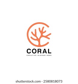 coral logo. coral icon. coral vector