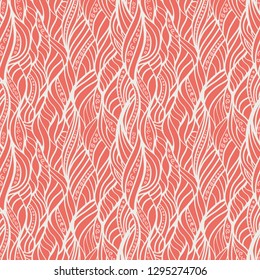 Coral pattern. Seamless