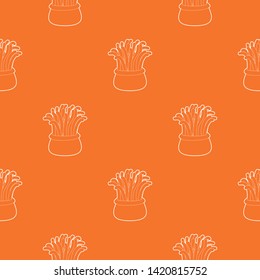 Coral pattern vector orange for any web design best