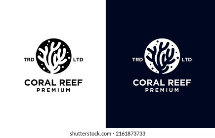 Coral Reef Logo Vector Graphic For Any Business