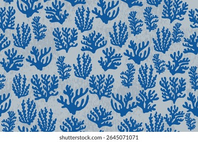 coral reef pattern for background, cloth, sarong, wrapping, etc.