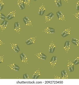 Patrón de arrecifes de coral sin fisuras con burbujas. Fondo de plantas marinas. Ilustración vectorial para niños con impresiones textiles divertidas, tela, carteles, telas de fondo y papel pintado.