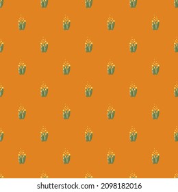 Coral reef seamless pattern with bubbles. Marine plants background. Vector illustration for children funny textile prints, fabric, banners, backdrops and wallpapers.