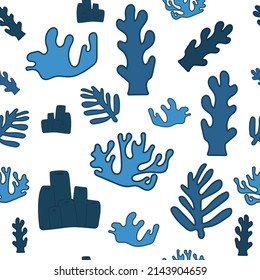 coral reef seamless pattern perfect for background or wallpaper