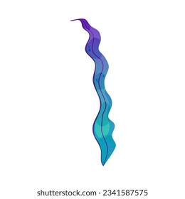 Coral reef underwater with algae. Seaweed ocean plant. Coral undersea fauna. Cartoon Reef isolated. Cartoon Vector design.
